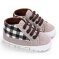Baby Boys Plaid Lace-up Stylish Sneakers Baby Boy Shoes Wholesale