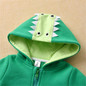 Baby Boys Long Sleeve Zipper Hooded Cartoon Jacket Baby Wholesale Clothes