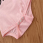 Baby Girls Printed Letter Casual Romper&Pants&Headband Baby Wholesale Clothes
