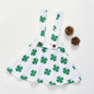 Baby Girls Green Long Sleeve Solid Romper & Leave Printed Suspender Skirt Buy Wholesale Baby Clothes