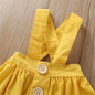 Baby Girls Polka Dot Bow Decor Sleeveless Button Top & Suspender Skirt & Headband Wholesale Clothing Baby