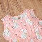 Baby Girls Rabbit Sleeveless Romper & Headband Wholesale Baby Clothes In Bulk