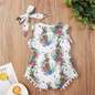 Baby Girls Rabbit Sleeveless Romper & Headband Wholesale Baby Clothes In Bulk
