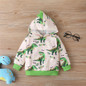 Boys Dinosaur Printed Hooded Top & Pants Wholesale Boys Suits