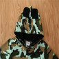 Boys Hooded Long Sleeve Camo Top & Pants Wholesale Boys Clothing