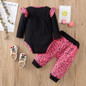 Baby Girls Kitty Leopard Romper & Pants Wholesale Baby Boutique Items