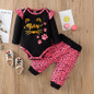 Baby Girls Kitty Leopard Romper & Pants Wholesale Baby Boutique Items