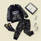 Toddler Boy Long Sleeve Camo Letter Top & Pants Wholesale Boys Clothing