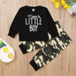 Baby Boys Crew Neck Long Sleeve Top & Camo Pants Boys Wholesale Clothing