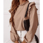 O Neck Long Puff Sleeve Blouse Shirt