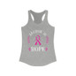 Anchor in Hope Breast Cancer Awareness Racerback Tank Top