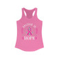 Anchor in Hope Breast Cancer Awareness Racerback Tank Top