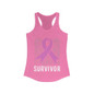 Survivor Breast Cancer Awareness Racerback Tank Top