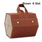 Leather Multiple Glasses Storage Case