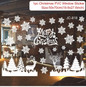 Christmas Window Stickers Merry Christmas Decorations For Home Christmas Wall Sticker  Kids Room Wall Decals New Year Stickers