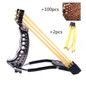 Catapult Hunting Slingshot With Wrist Support and Compass Decoration Catapult Professional Slingshot for Outdoor Shooting