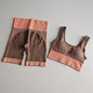 2 pieces Seamless Yoga Set Workout Clothes Women Sports Bra Tops+Fitness Shorts Sports Wear Gym Clothing Athletic Yoga Sport Set