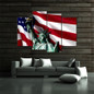 4 Piece Independence Day Festival Decoration Picture American Flag Poster Statue Liberty Wall Art Painting