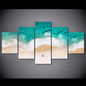 5 Piece Beach Canvas Wall Art HD Posters Prints Wall Posters Living Room Home Decor