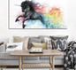Modular Pictures 1 Panel Unicorn Horse Animal Poster Wall Art Modular Paintings Wall Pictures Canvas Painting