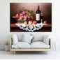 Canvas Painting Poster Wall Art 1 Piece Red Wine Fruit HD Printed Wall Picture for Living Room Home Decoration