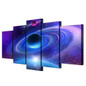 HD 5 Piece Canvas Printed Space Galaxy Wall Art Canvas Living Room Decoration Posters Prints