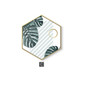 Nordic Hexagon Green Plant Canvas Painting HD Cactus Pineapple Wall Pictures Poster Wall Art
