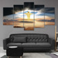 Modular Pictures On Canvas Wall Art 5 Panel Jesus Landscape HD Modern Printed Painting