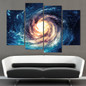 Wall Art HD Canvas Pictures Modern 4 Pieces Abstract Galaxy Space Printed Painting