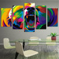 Modern Canvas HD Printed Wall Art Pictures Or Bedroom 5 Pieces Bears Poster Painting