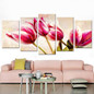 Wall Art Painting 5 Panel Flower Modern Modular Posters And Prints Canvas Picture
