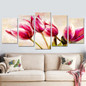 Wall Art Painting 5 Panel Flower Modern Modular Posters And Prints Canvas Picture