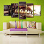 Canvas Printed HD Modern Wall Art Modular Poster 5 Panel Animal Deer Pictures Painting