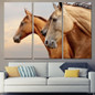 3 Piece Printed Wall Art Animal Horse Painting Canvas Decoration Poster Picture Canvas