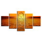 Wall Art Modular Picture HD Printed Modern On Canvas 5 Panel Buddha Abstract Painting Posters
