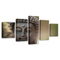 Art Print Poster Wall Canvas Picture Modular 5 Panel Figure Of Buddha Modern Painting