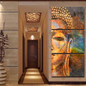 3 Panel Buddha Statue Abstract Wall Art Picture Modern Bedroom Canvas Print Painting Wall Picture
