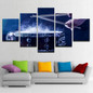 Wall Art Canvas Paintings Modular HD Prints 5 Pieces Drums Pictures Musical Instruments Posters