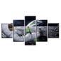 Canvas Wall Art Pictures 5 Pieces Astronaut Paintings Living Room HD Prints Abstract Lunar Landscape Poster