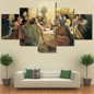 Modular Canva Paintings Wall Art 5 Pieces Poster HD Prints Pictures
