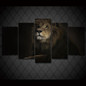 HD Printed Lion King 5 Piece Picture Painting Wall Art Room Decor Print Poster Picture Canvas