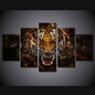 HD Printed Tiger Picture Painting Wall Art Room Decor Print Poster Picture Canvas