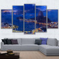 Canvas Paintings Wall Art Prints Poster 5 Pieces Rio De Janeiro Thunder Storm Pictures