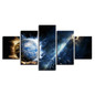 Canvas Wall Art Paintings 5 Pieces Earth Landscape Pictures HD Prints Universe Planet Posters
