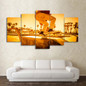 Modern Pictures Home Decor Wall Art 5 Pieces Skateboard Painting Sunset Street Landscape Canvas Posters And Prints