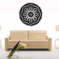 Vinyl Mandala Flower Wall Stickers Decoration Meditation Yoga Wall Art Decal Mendhi Lotus Flower