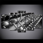5 Piece Art Dumbbells Fitness Poster Gym Canvas Painting Decor Wall Pictures