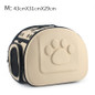 Portable Outdoor Foldable Travel EVA Pets Carrier Bag