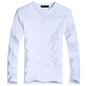 Casual V-Neck Long Sleeve Cotton Men Elastic T-Shirts Tops