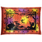 Red / Orange Fairy Under Tree Bedspread / Wall Art